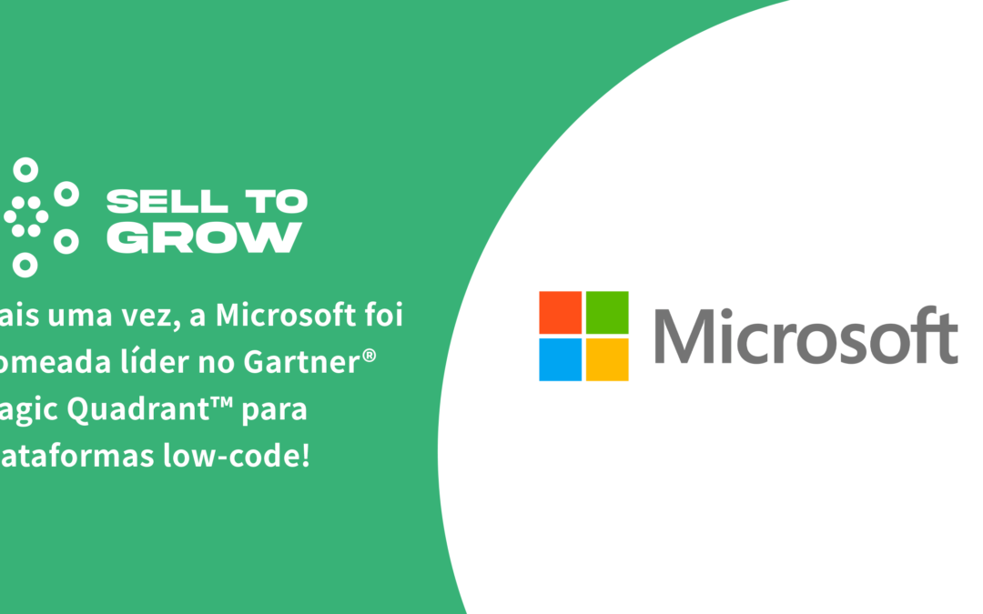 Power Apps garante Microsoft líder no Gartner Magic Quadrant